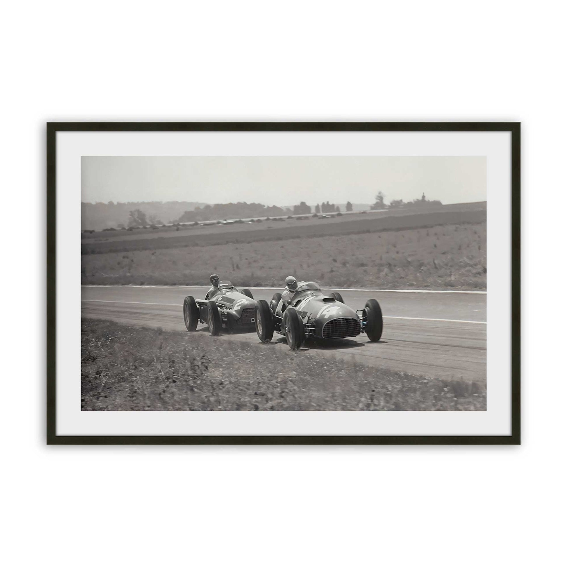 [Color:Satin Black], Picture of art in a Satin Black frame