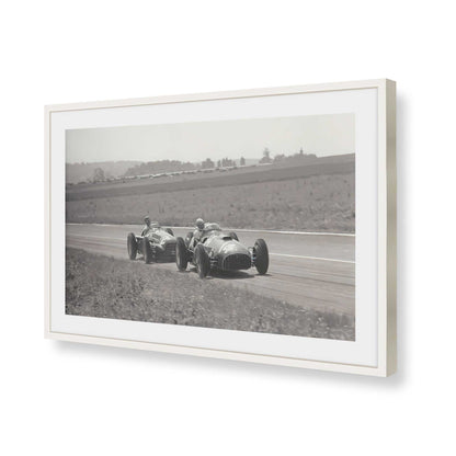 [Color:Opaque White], Picture of art in a Opaque White frame of the corner