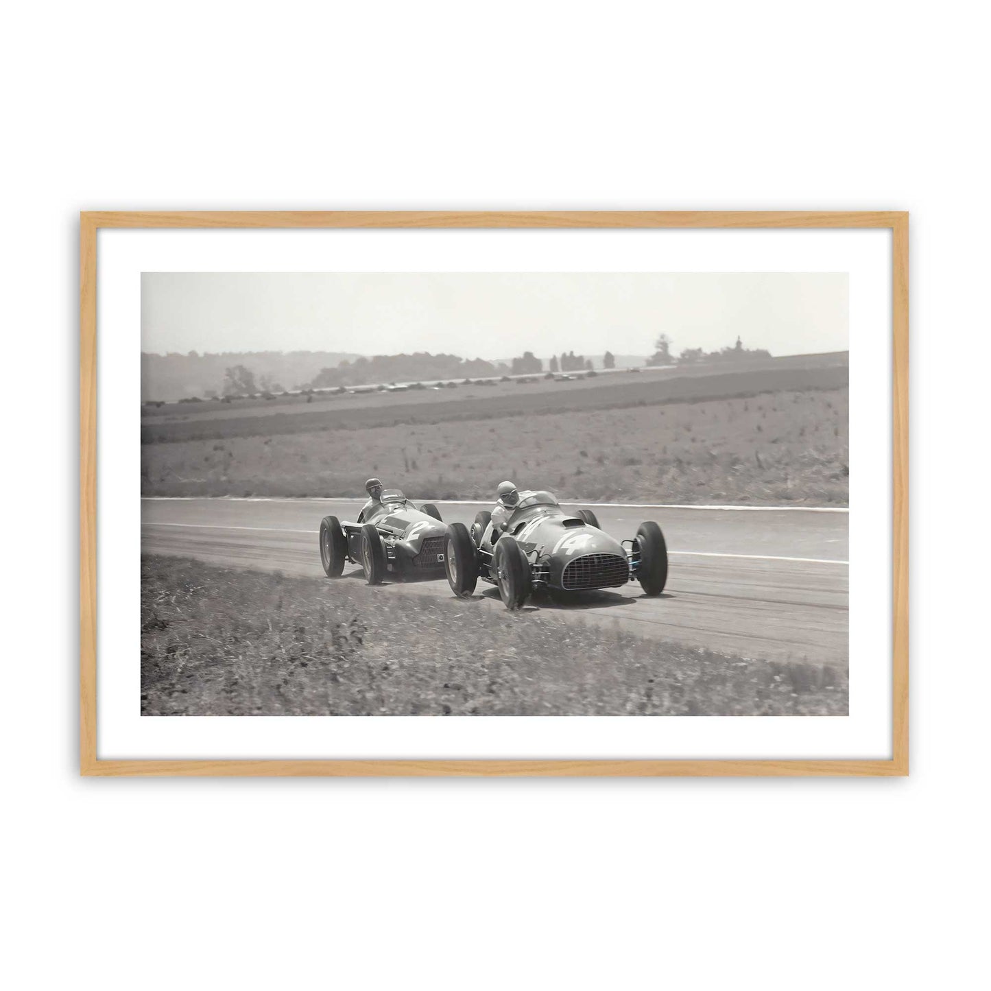 [Color:American Maple], Picture of art in a American Maple frame