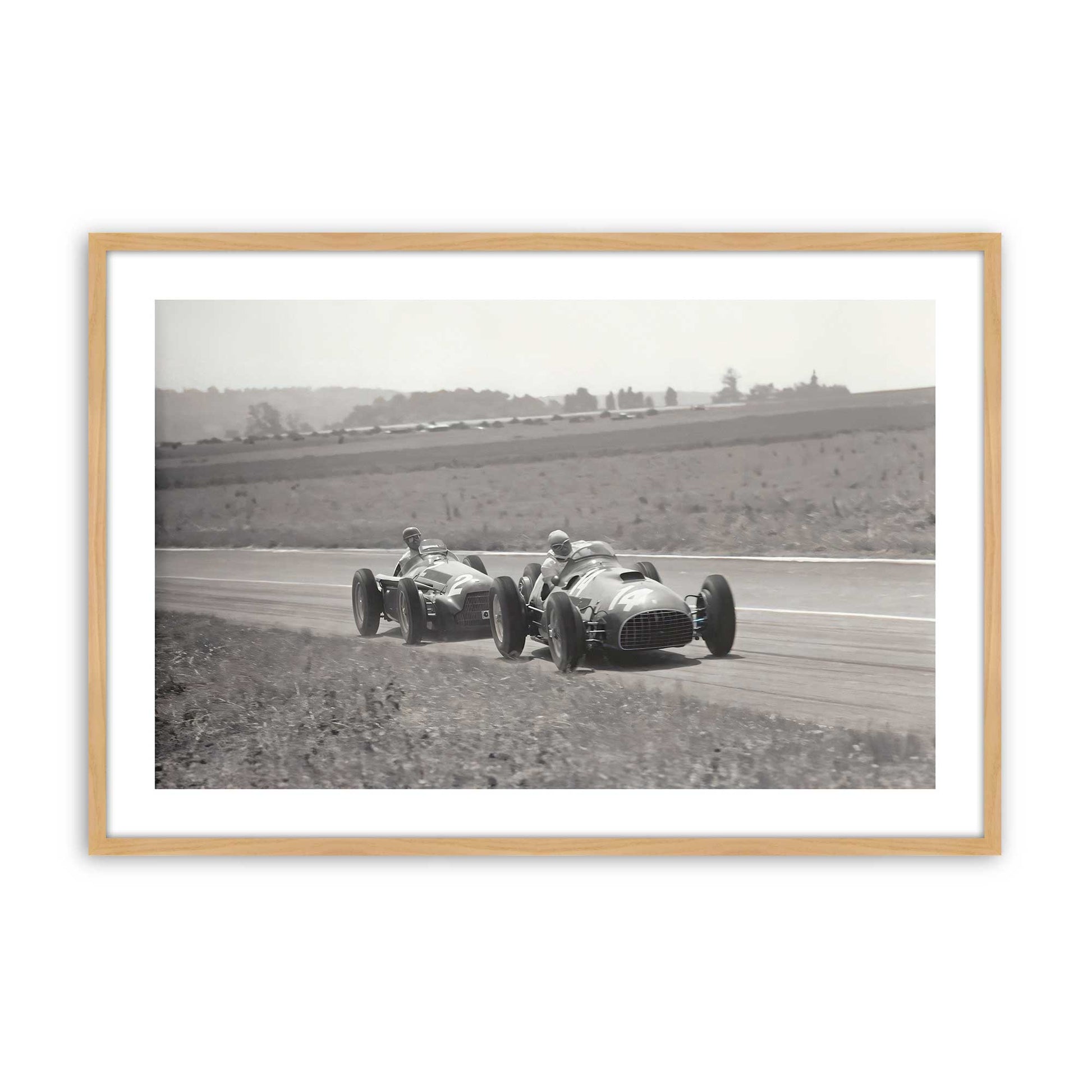 [Color:American Maple], Picture of art in a American Maple frame