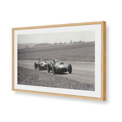 [Color:American Maple], Picture of art in a American Maple frame of the corner