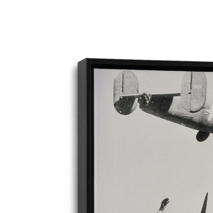 [Color:Satin Black], Picture of art in a Satin Black frame at an angle