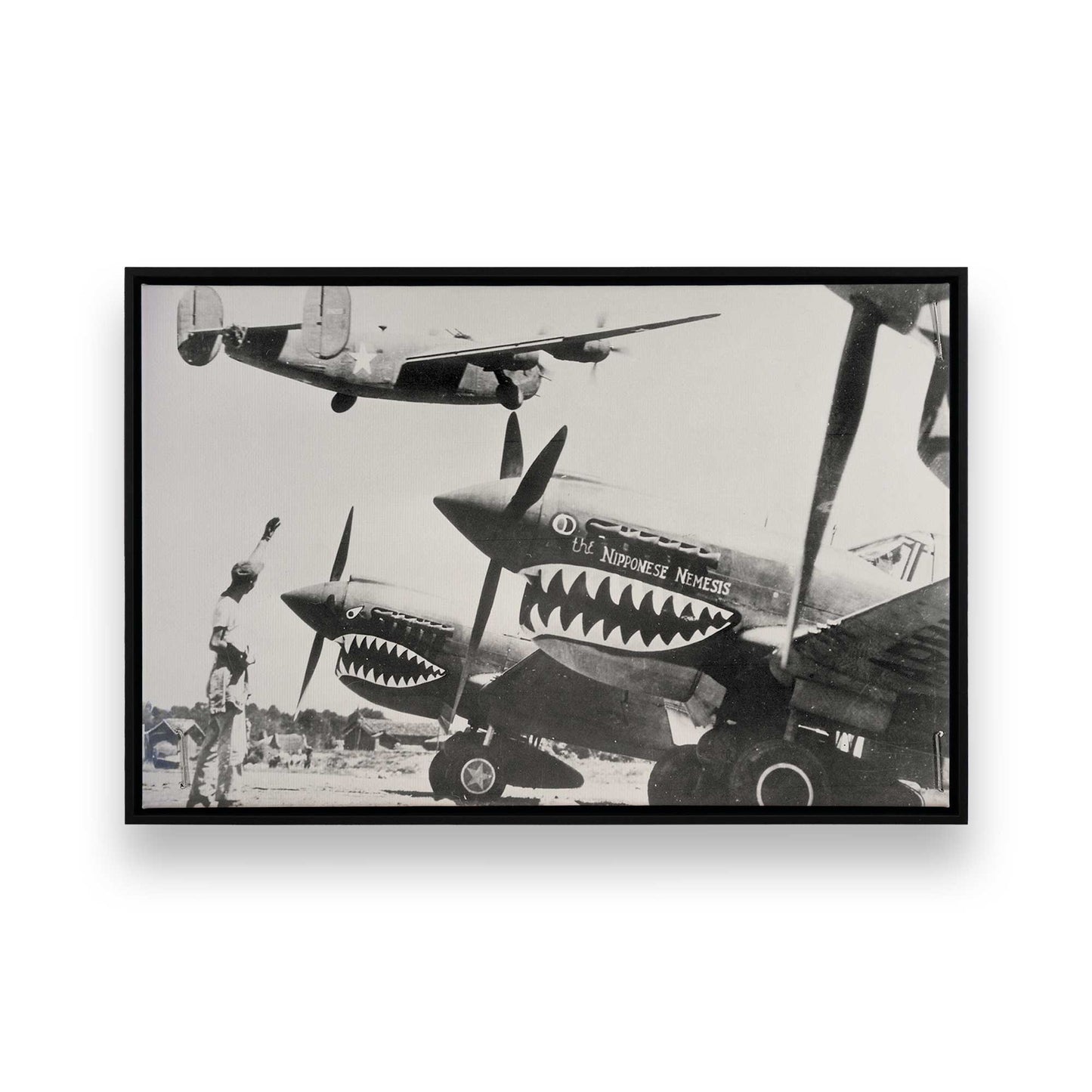 [Color:Satin Black], Picture of art in a Satin Black frame