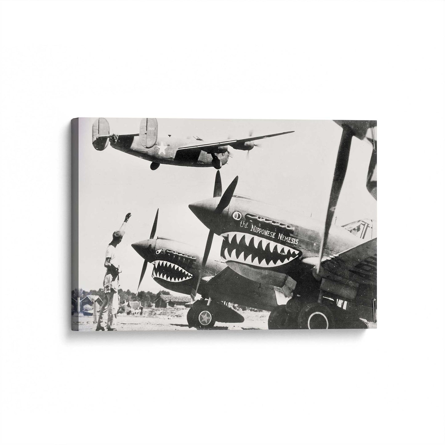 [Color:Stretched Canvas], Picture of art at an angle