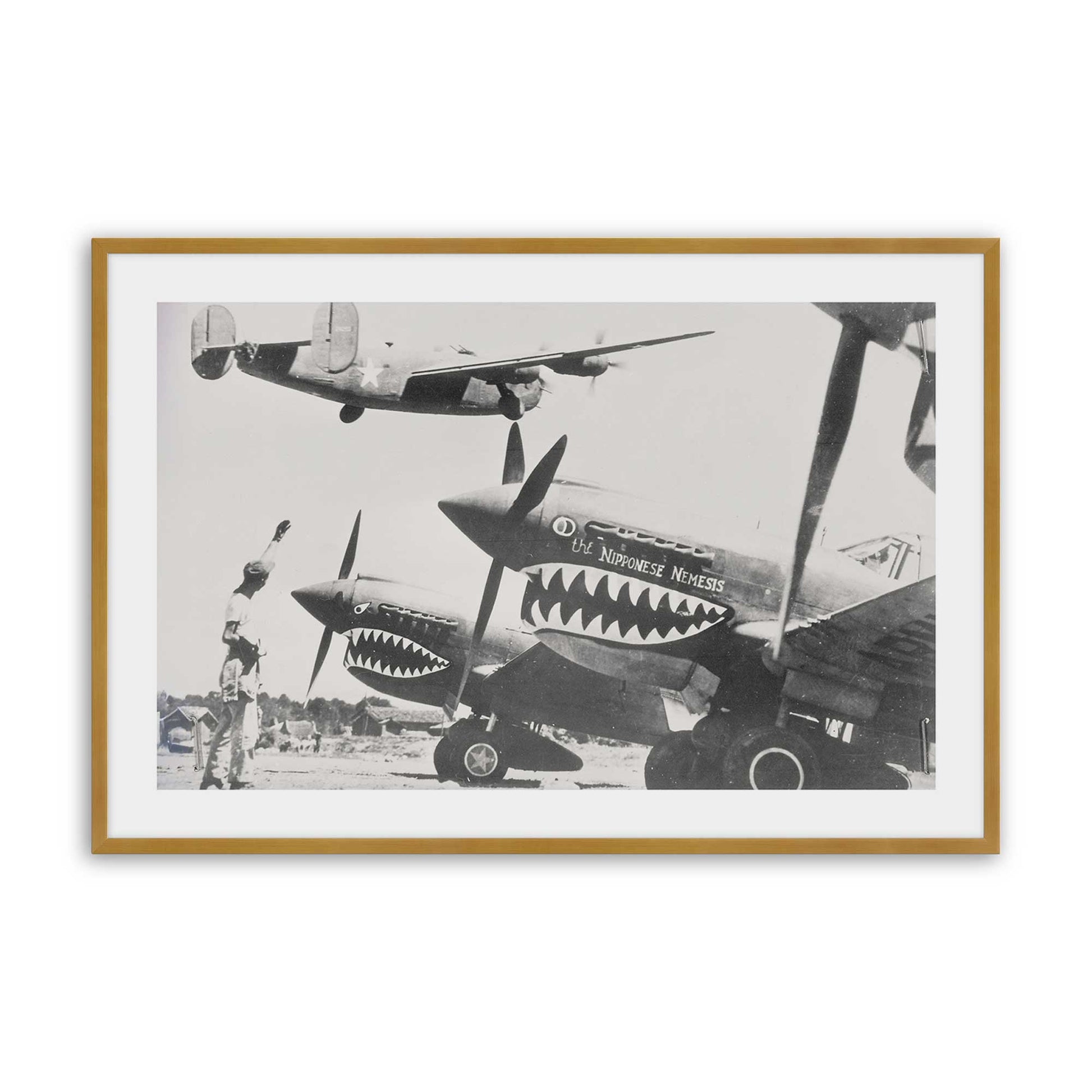 [Color:Polished Gold], Picture of art in a Polished Gold frame