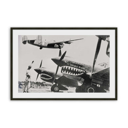 [Color:Satin Black], Picture of art in a Satin Black frame