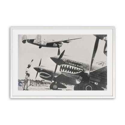 [Color:Opaque White], Picture of art in a Opaque White frame