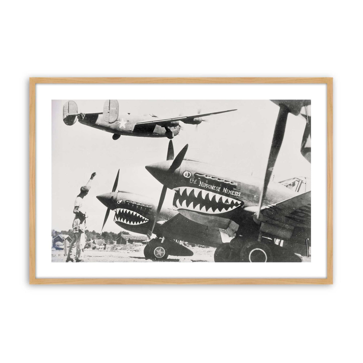 [Color:American Maple], Picture of art in a American Maple frame