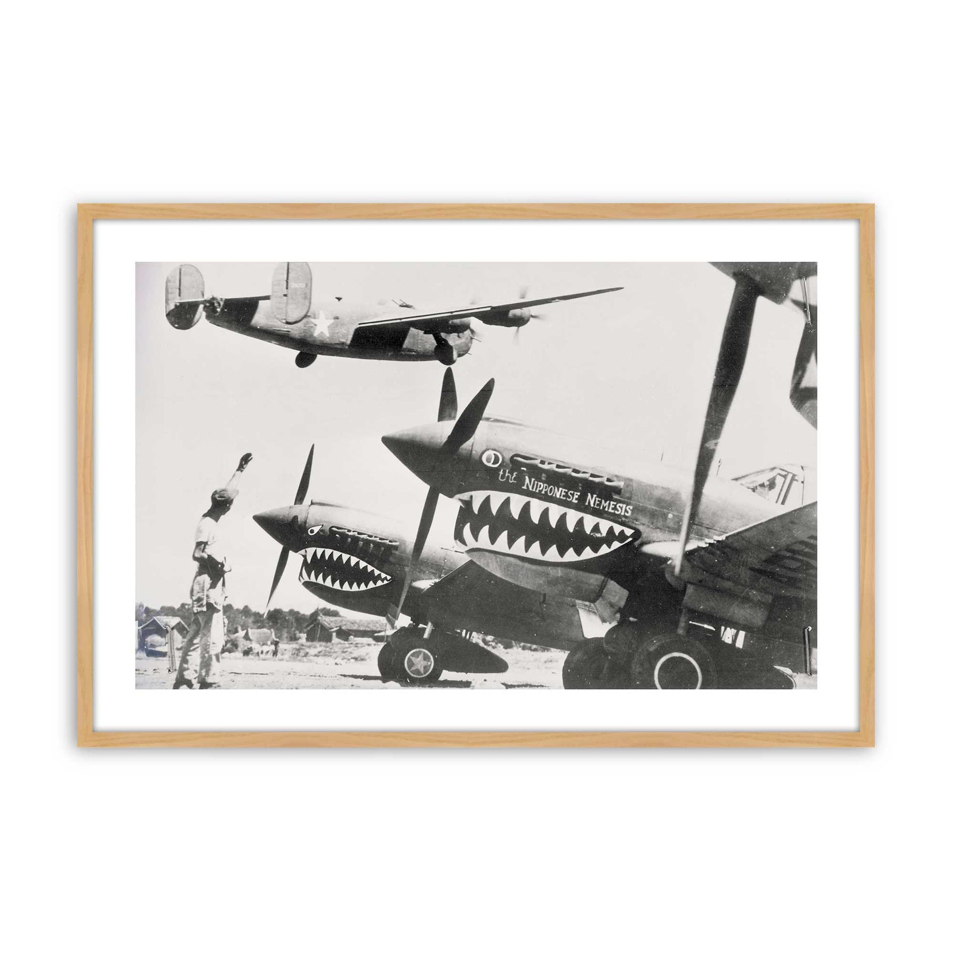 [Color:American Maple], Picture of art in a American Maple frame