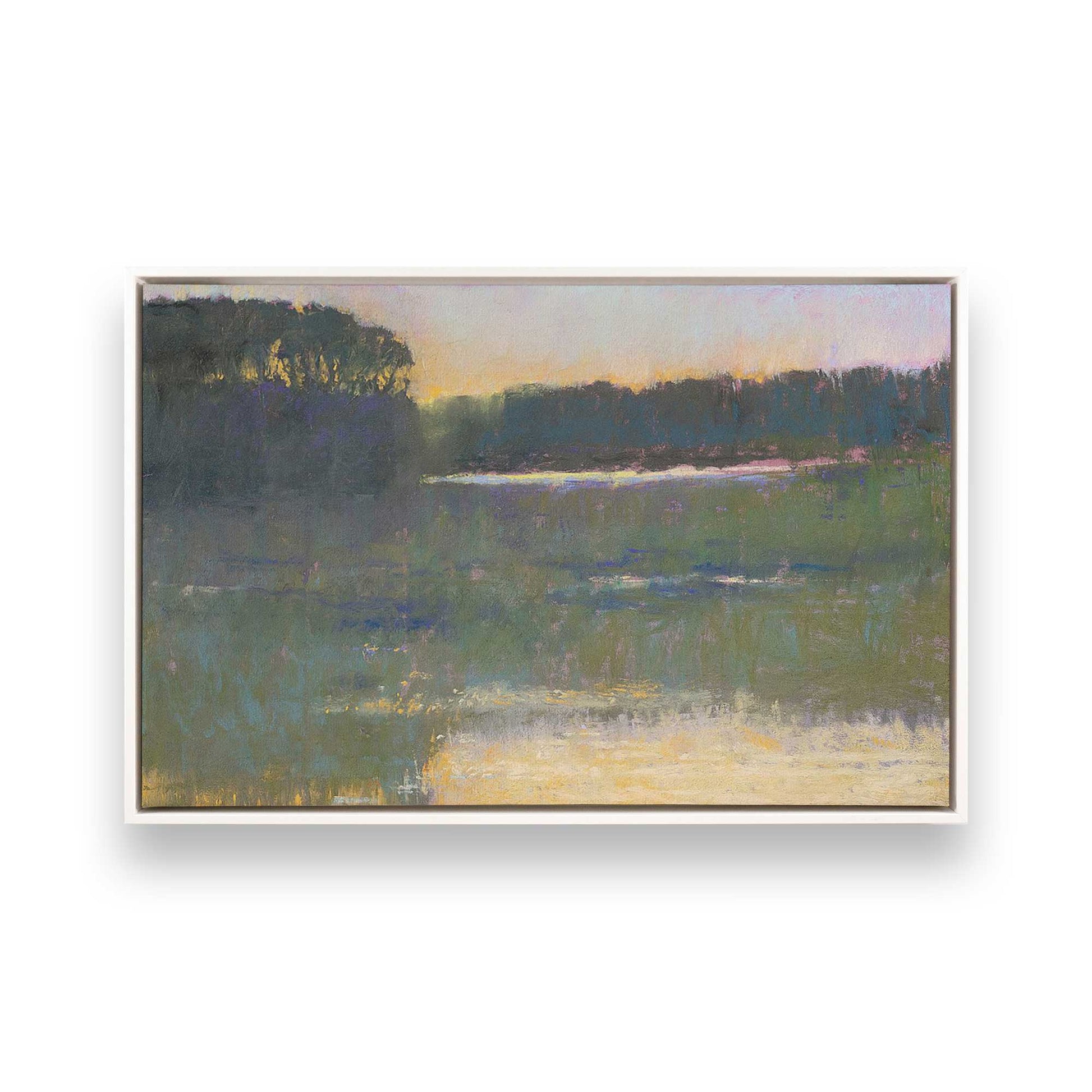 [Color:White], Picture of art in a White frame