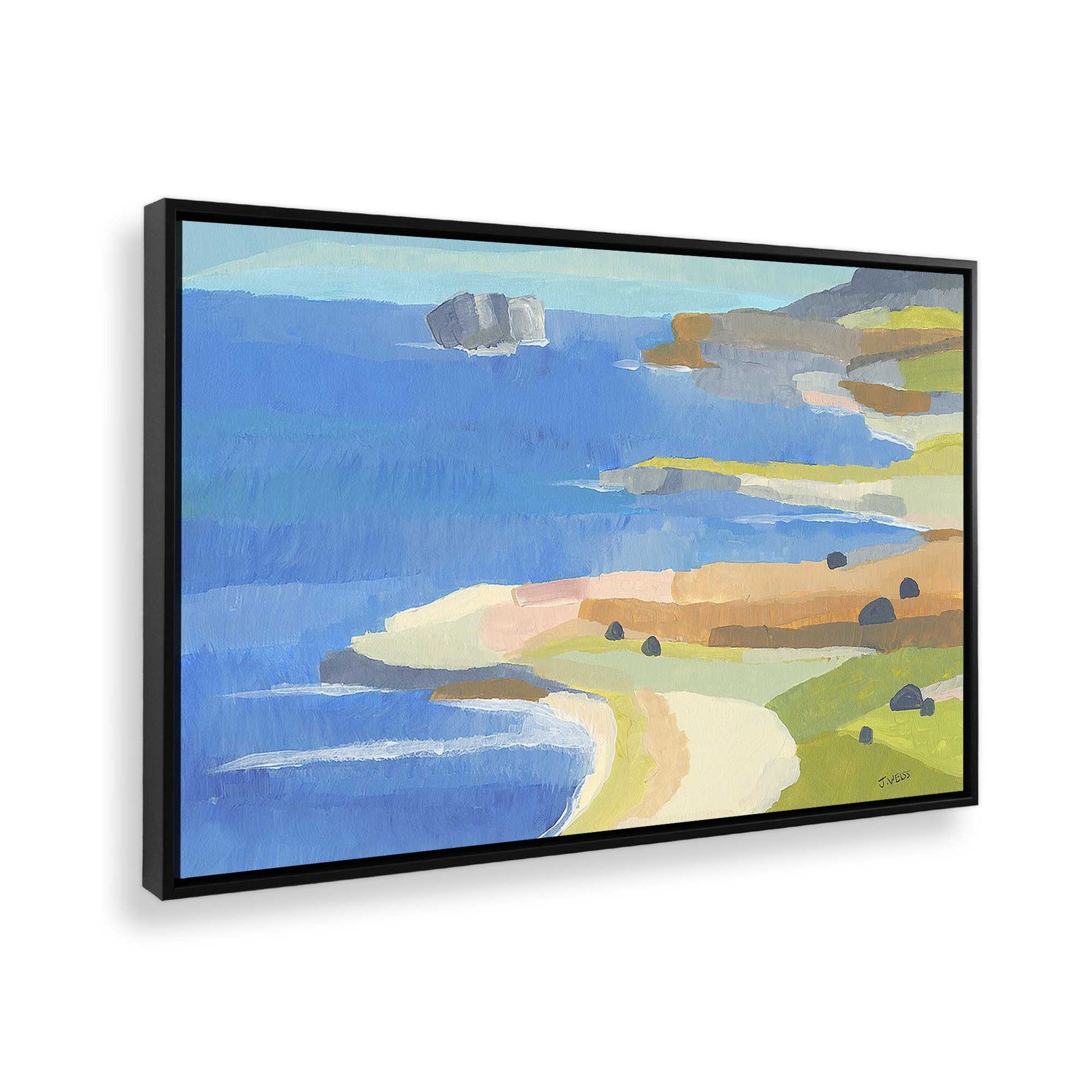 [Color:Satin Black], Picture of the corner of the art
