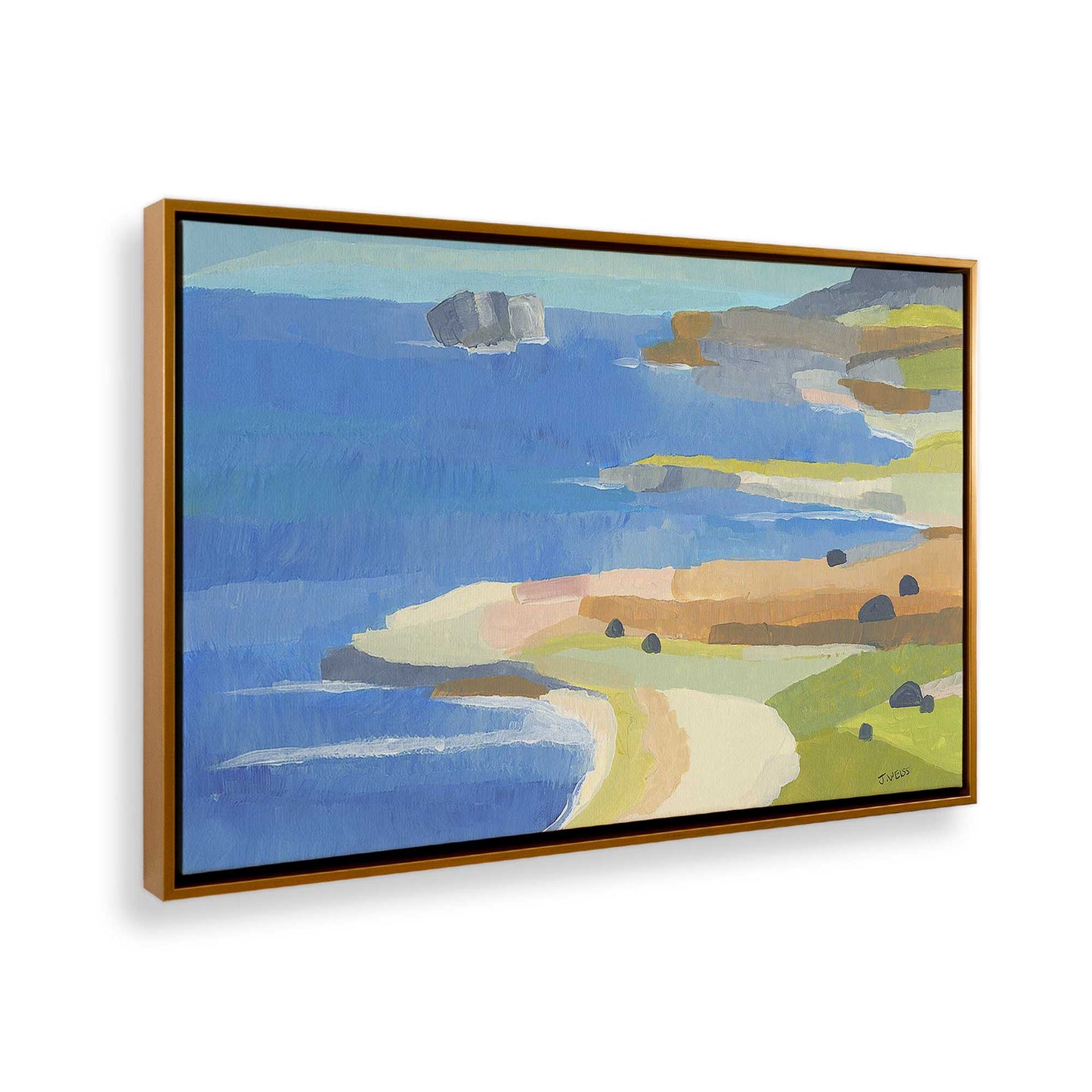 [Color:Polished Gold], Picture of the corner of the art