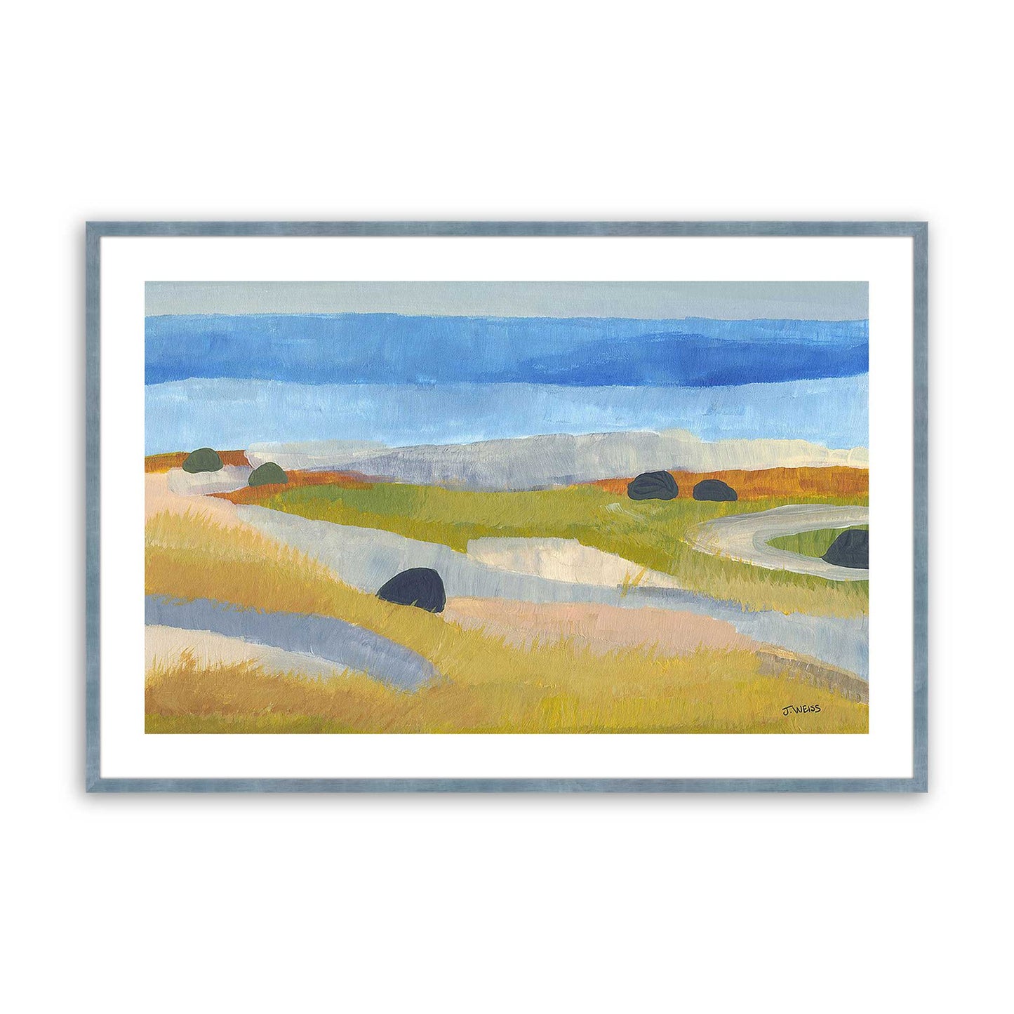 [Color:Electric Sky], Picture of art in a Electric Sky frame