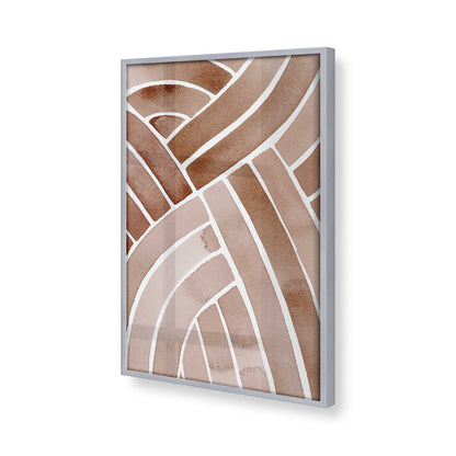 [Color:Polished Chrome], Picture of art in a Polished Chrome frame of the corner