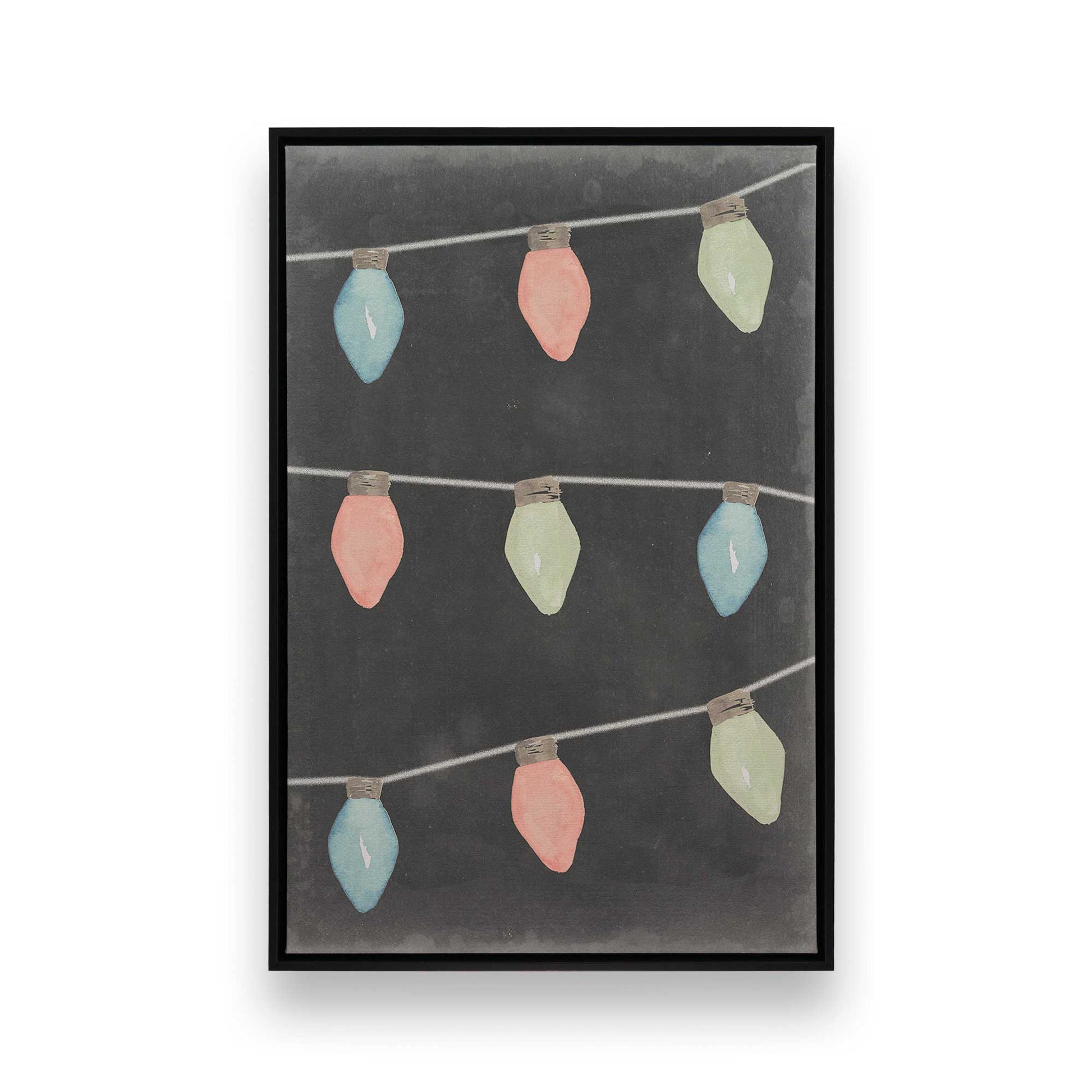 [Color:Satin Black], Picture of art in a Satin Black frame