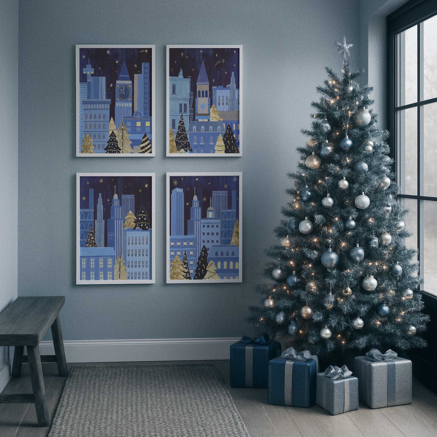 [Color:Opaque White], Picture of art in an Opaque White frame