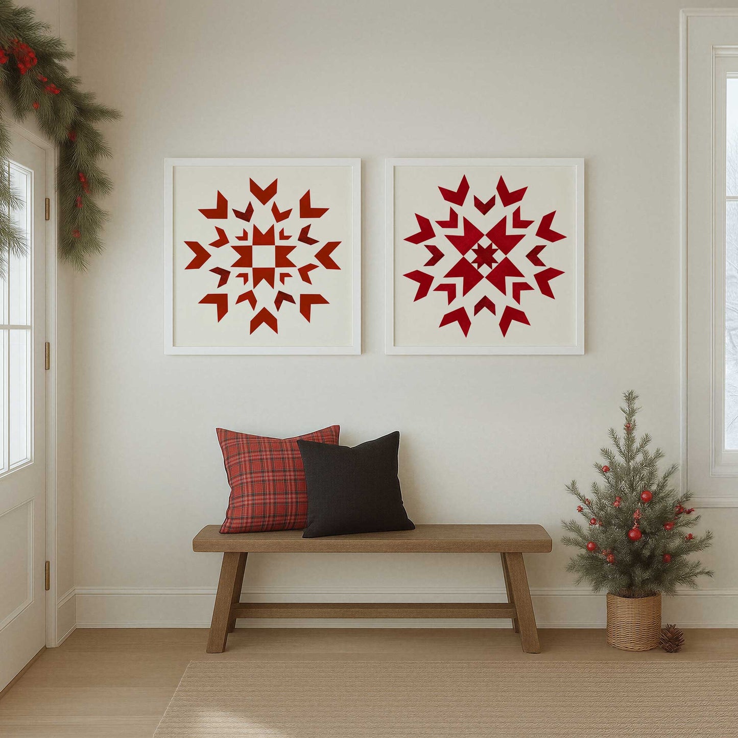 [Color:Satin Black], Picture of art in a Satin Black frame