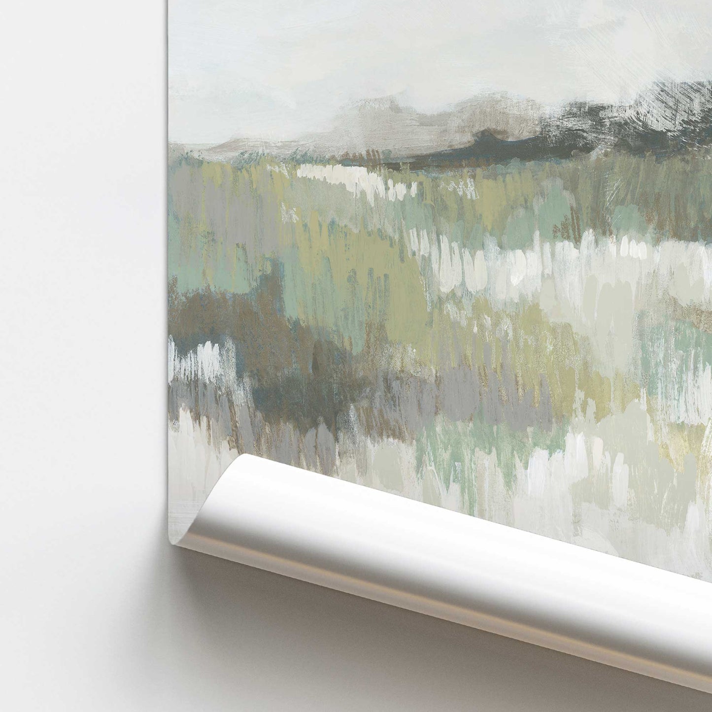 [color:Rolled Print], Picture of close up of art