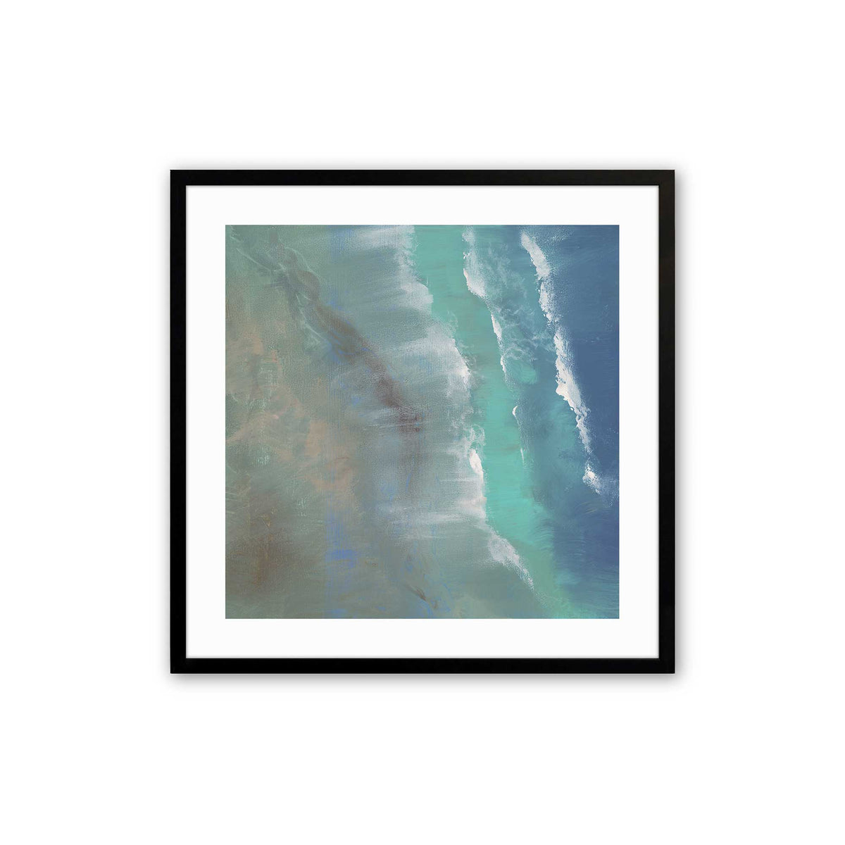 [Color:Satin Black], Picture of art in a Satin Black frame