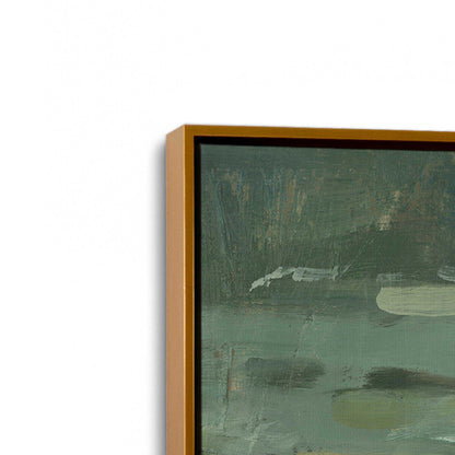 [Color:Polished Gold], Picture of art in a Polished Gold frame at an angle