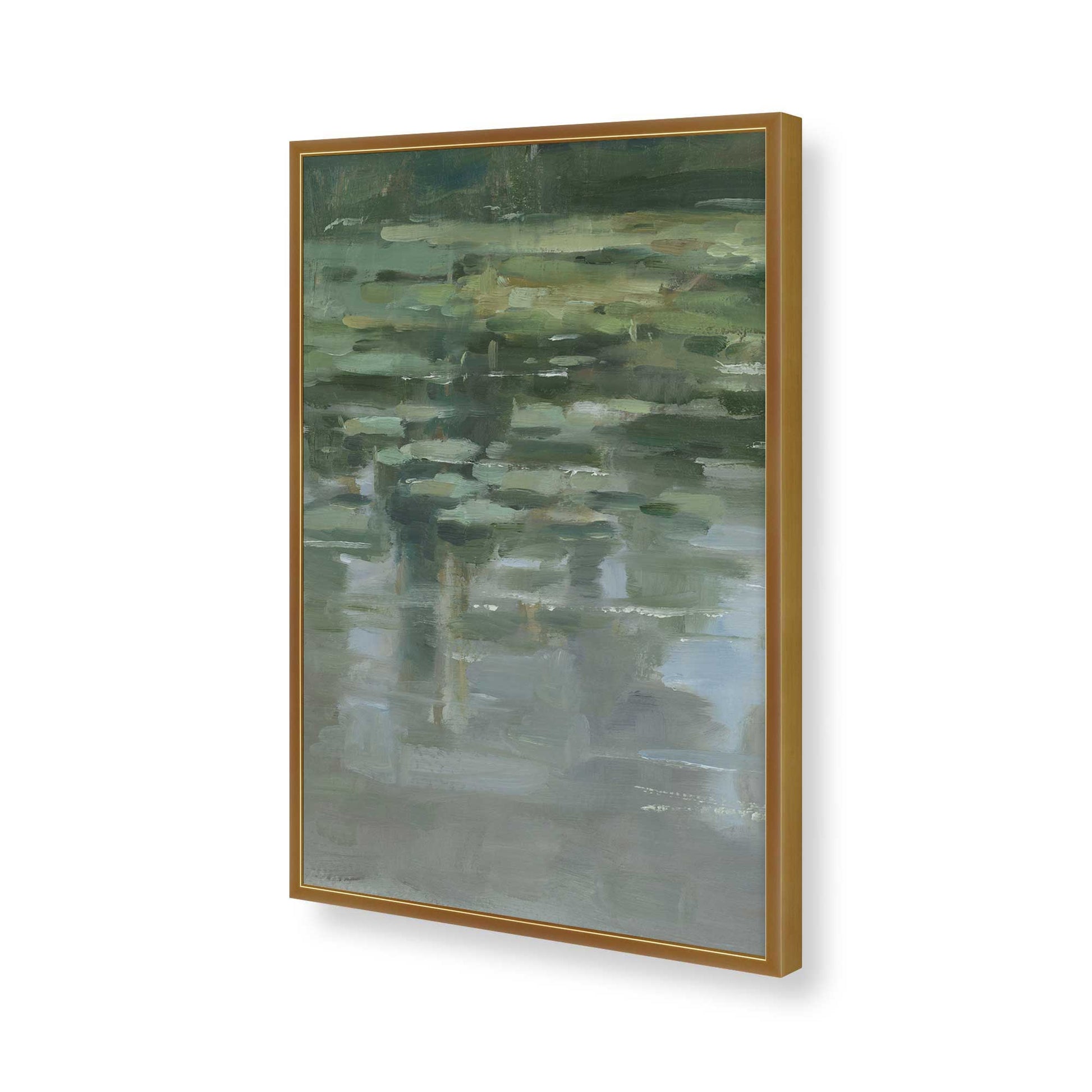 [Color:Polished Gold], Picture of art in a Polished Gold frame of the corner