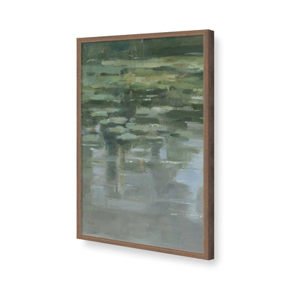 [Color:Walnut], Picture of art in a Walnut frame of the corner