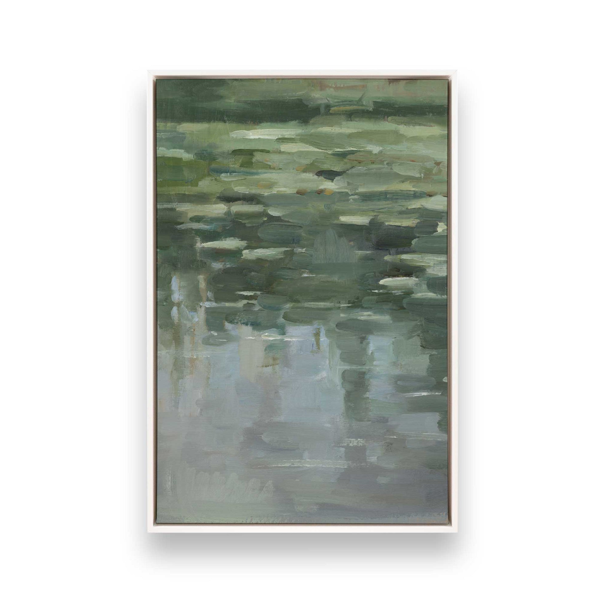 [Color:Opaque White], Picture of art in a White frame