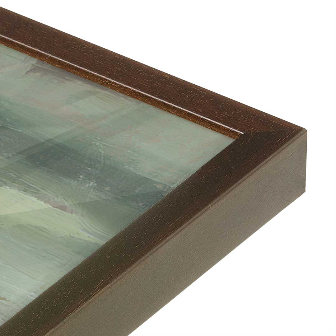 [Color:Belvinder Brown], Picture of art in a Belvinder Brown frame at an angle