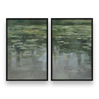 [Color:Satin Black], Picture of art in a Satin Black frame