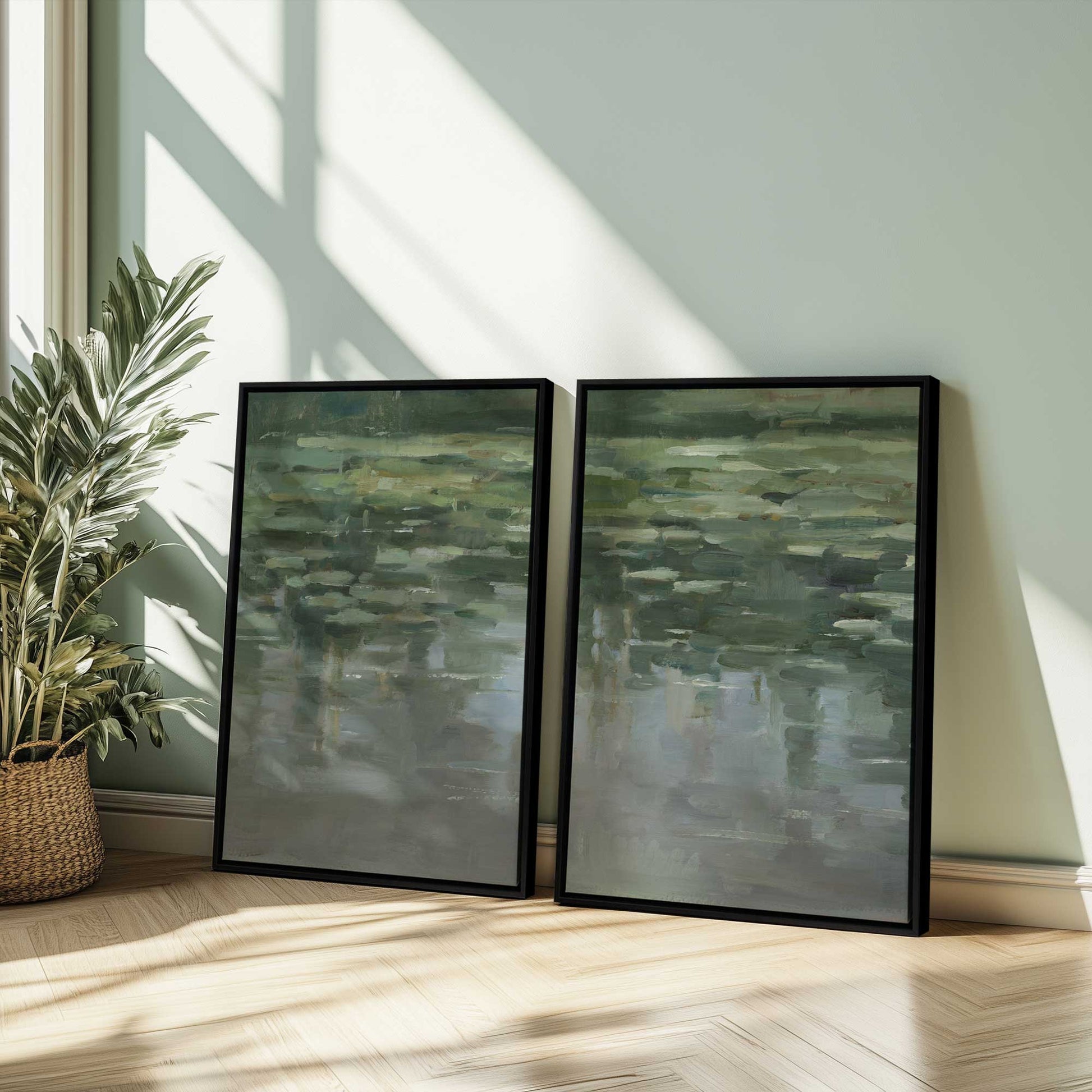 [Color:Opaque White], Picture of art in a White frame