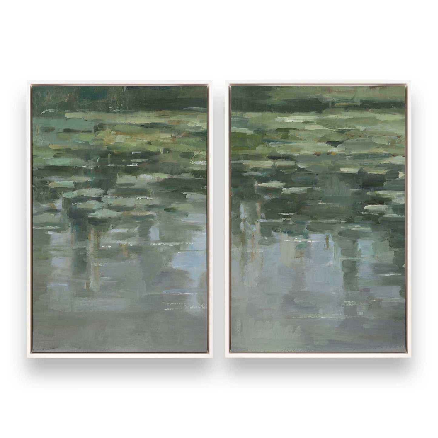[Color:Opaque White], Picture of art in a White frame