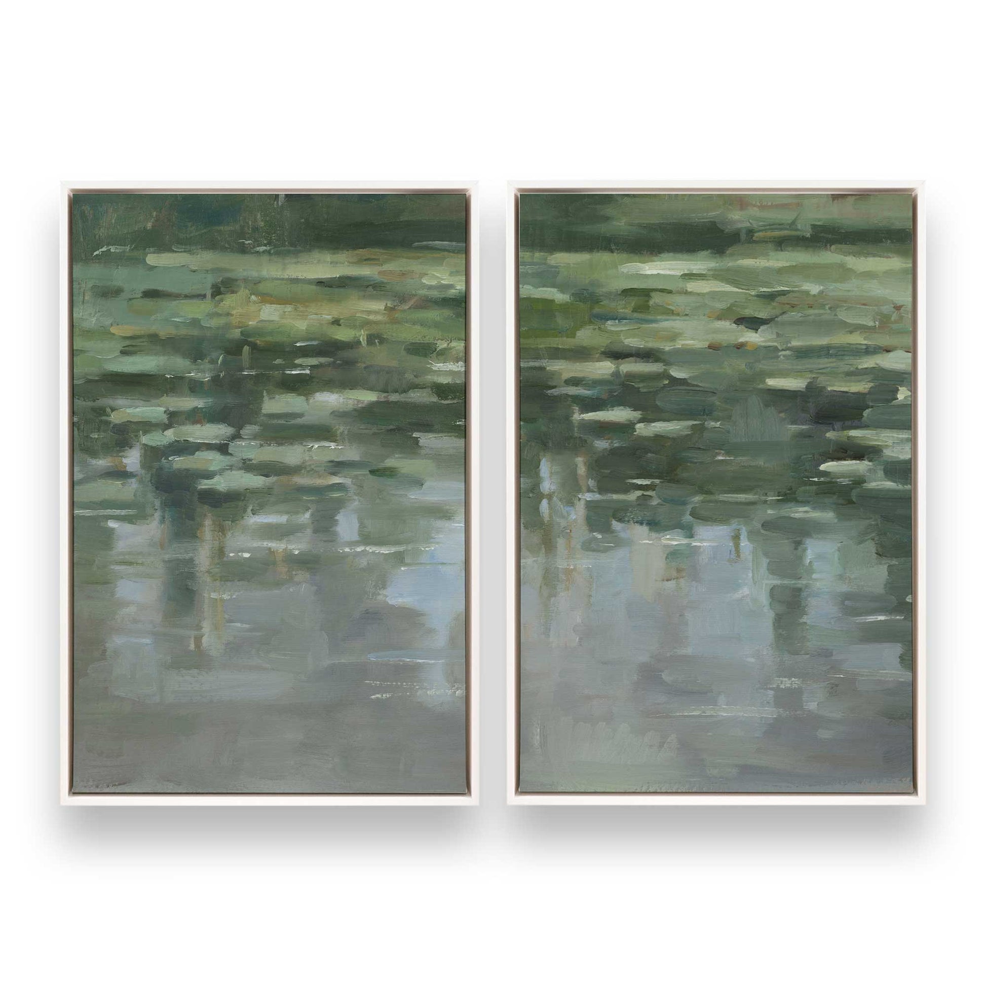 [Color:Opaque White], Picture of art in a White frame