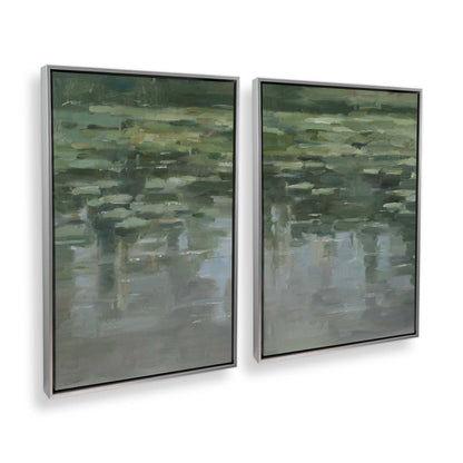 [Color:Polished Chrome], Picture of art in a Polished Chrome frame at an angle