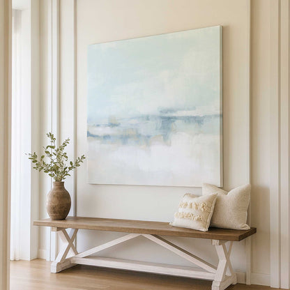 [Color:Stretched Canvas], Picture of art in a room