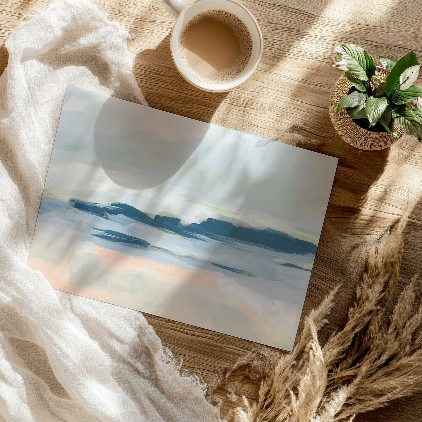 Soft Coastal Layers I Print