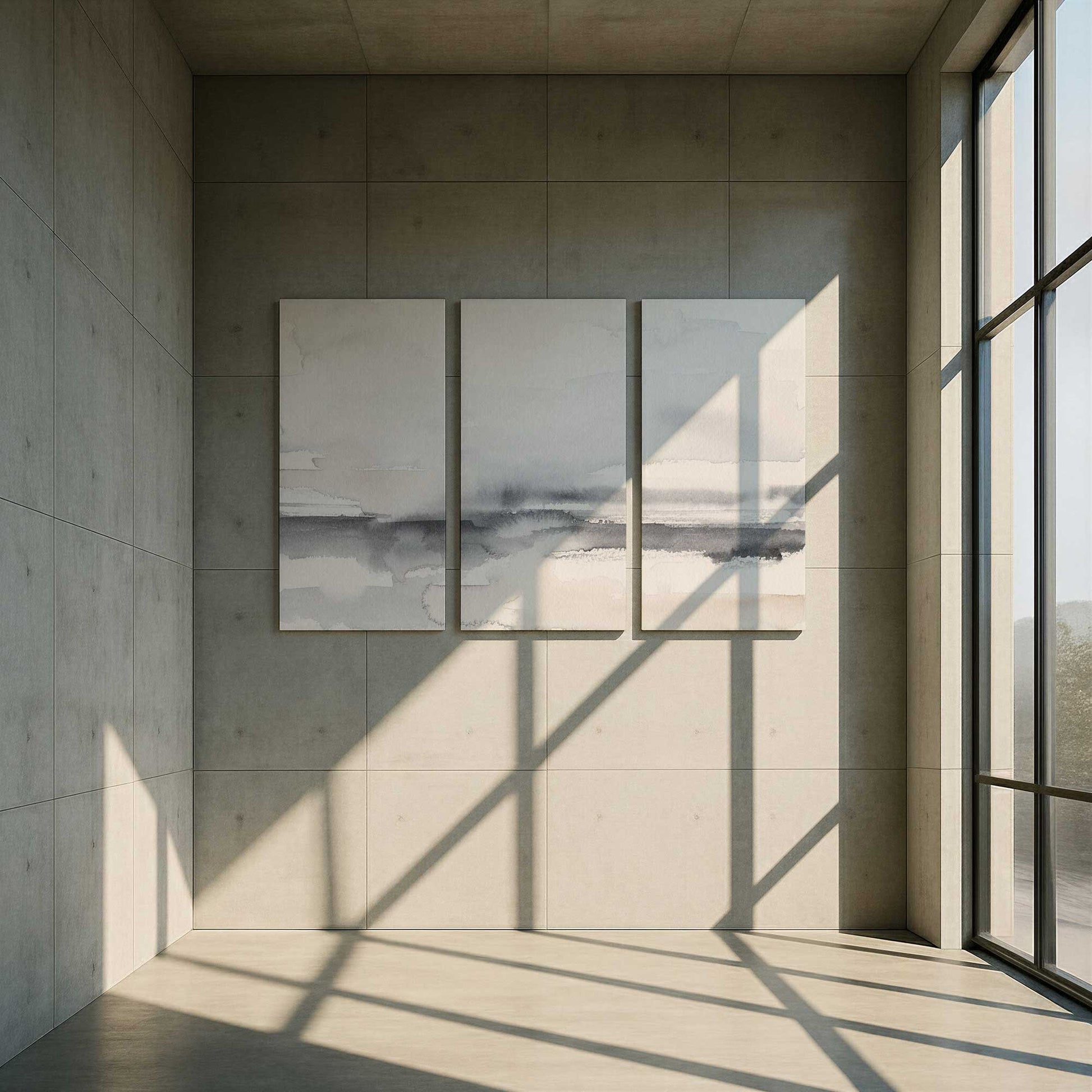 [Color:Stretched Canvas], Picture of art in a room
