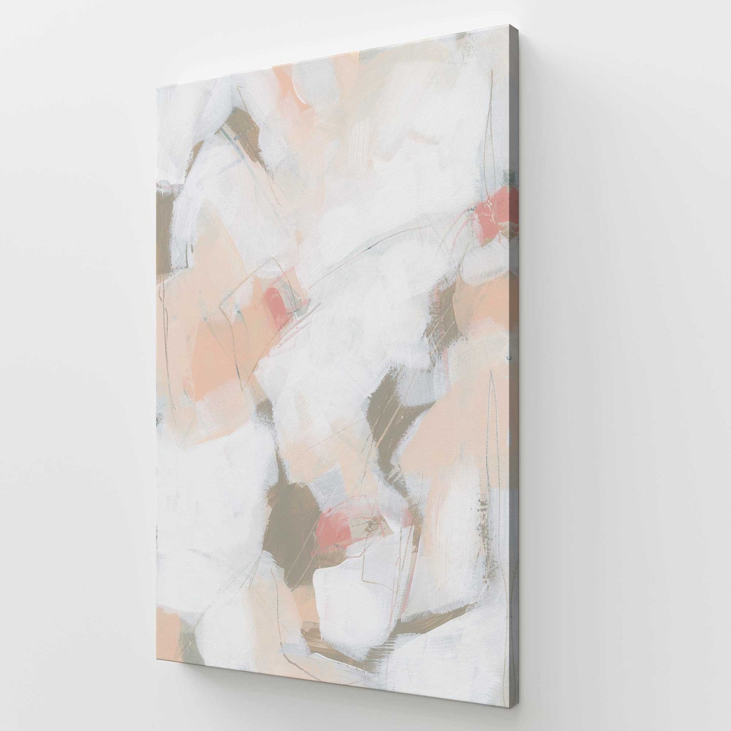 [Color:Stretched Canvas], Picture of art at an angle