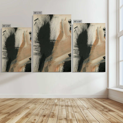 [Color:Stretched Canvas], Image showing the size comparisons