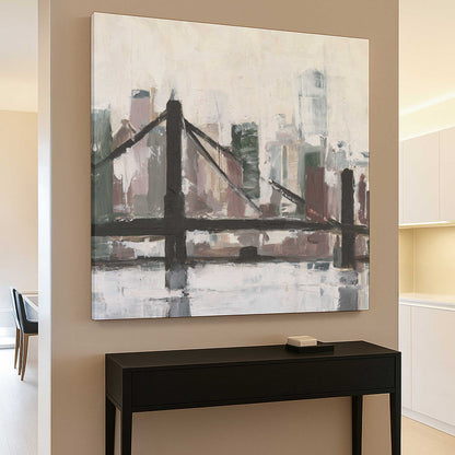 [Color:Stretched Canvas], Picture of art in a room
