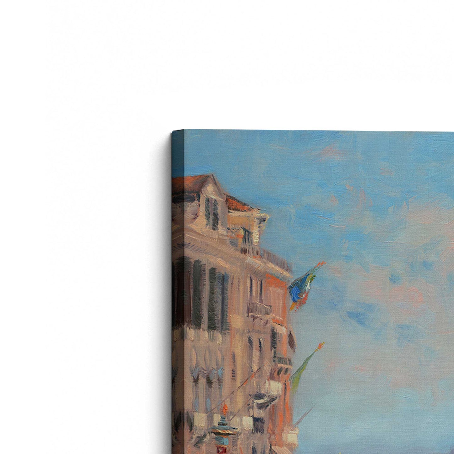 [Color:Stretched Canvas], Picture of the corner of the art