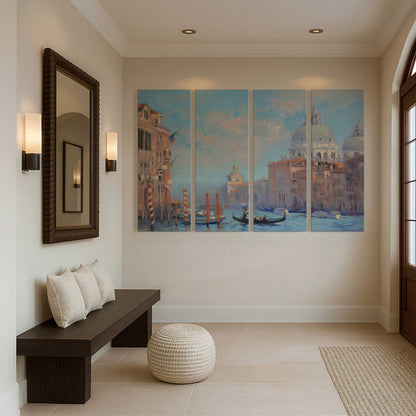 [Color:Stretched Canvas], Picture of art in a room