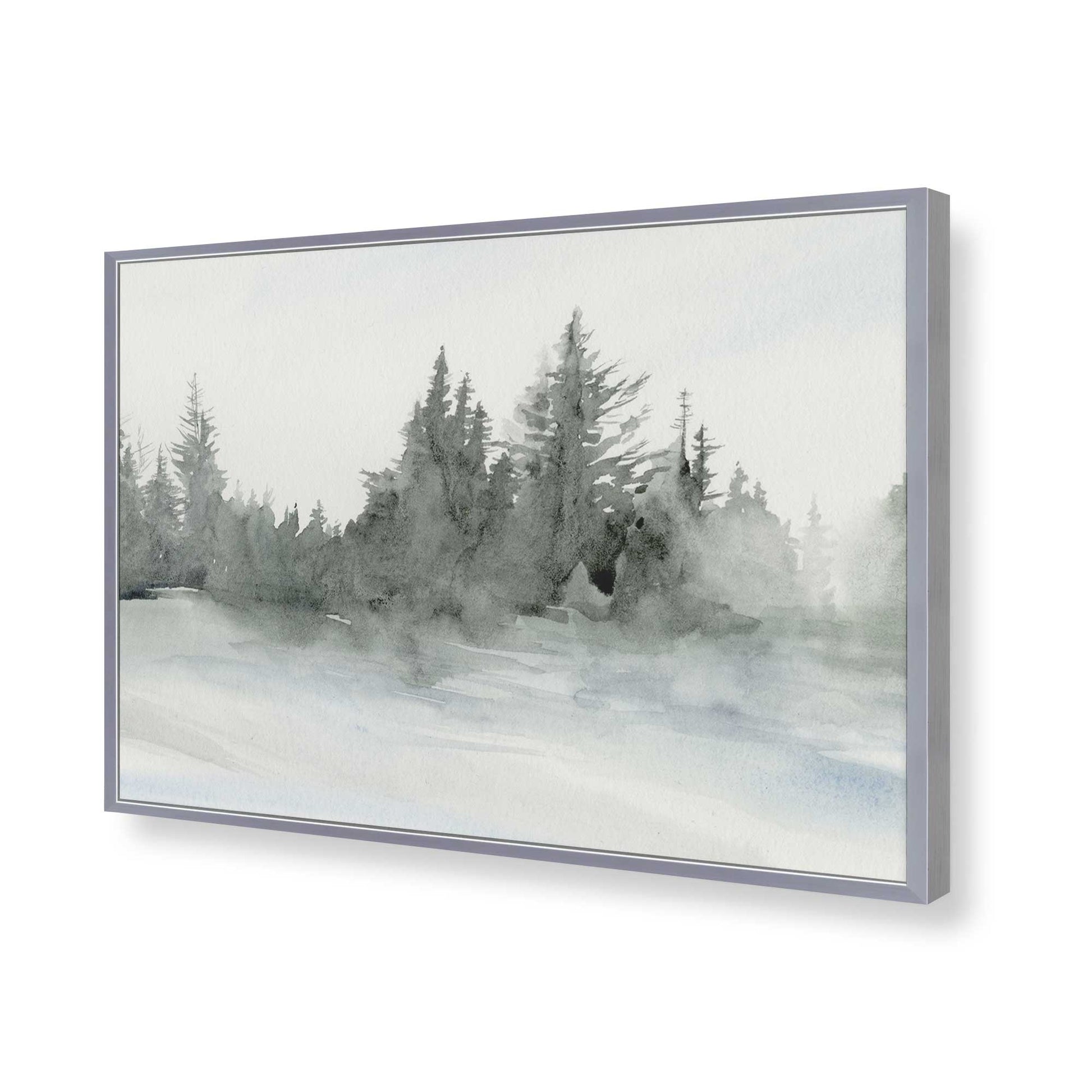 [Color:Polished Chrome], Picture of art in a Polished Chrome frame of the corner