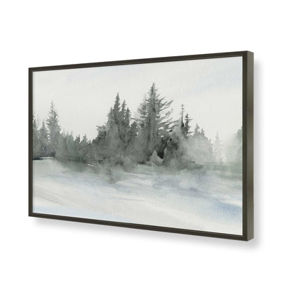 [Color:Satin Black], Picture of art in a Satin Black frame of the corner
