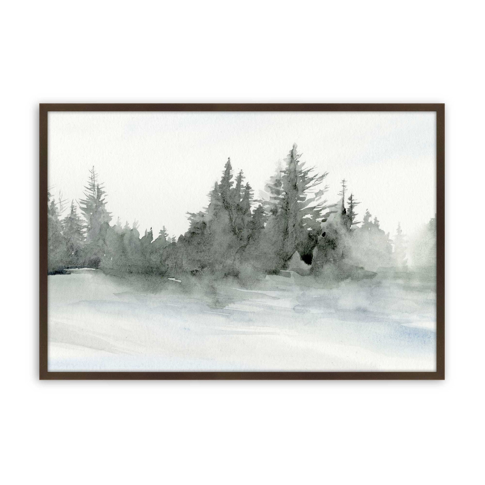 [Color:Brown], Picture of art in a Brown frame