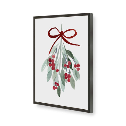 [Color:Satin Black], Picture of art in a Satin Black frame of the corner