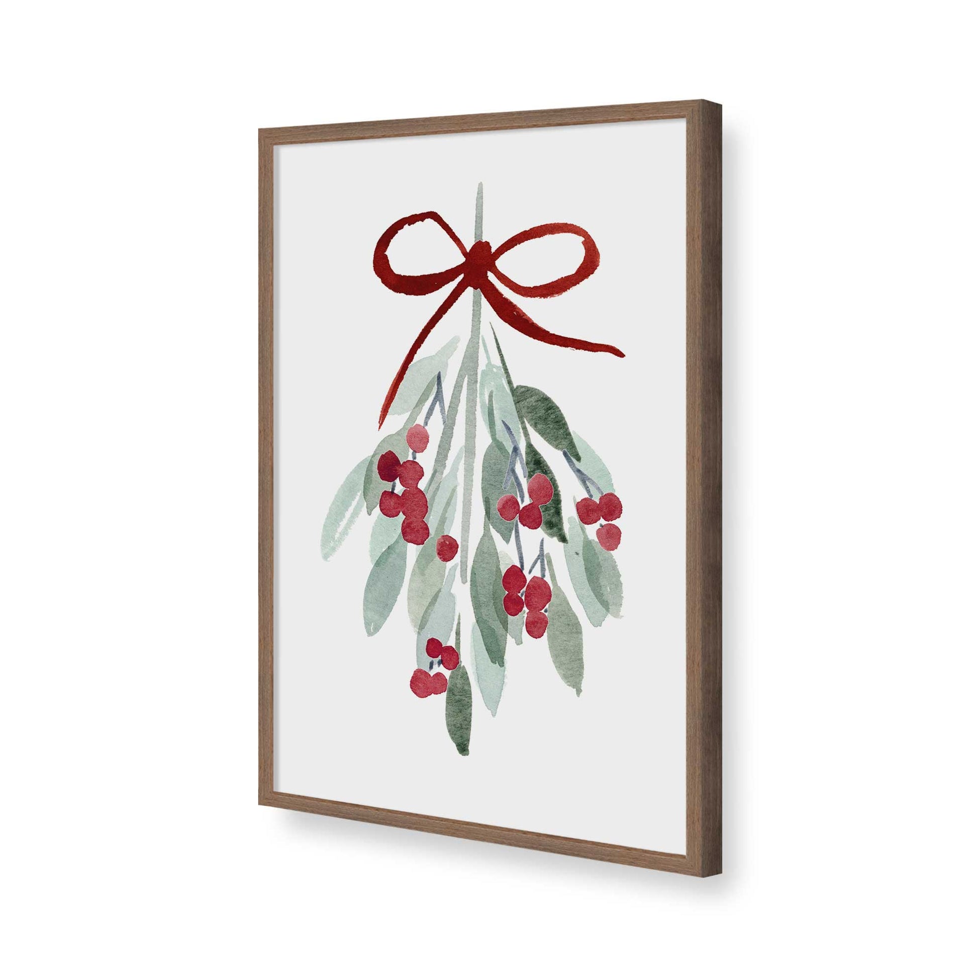 [Color:Walnut], Picture of art in a Walnut frame of the corner