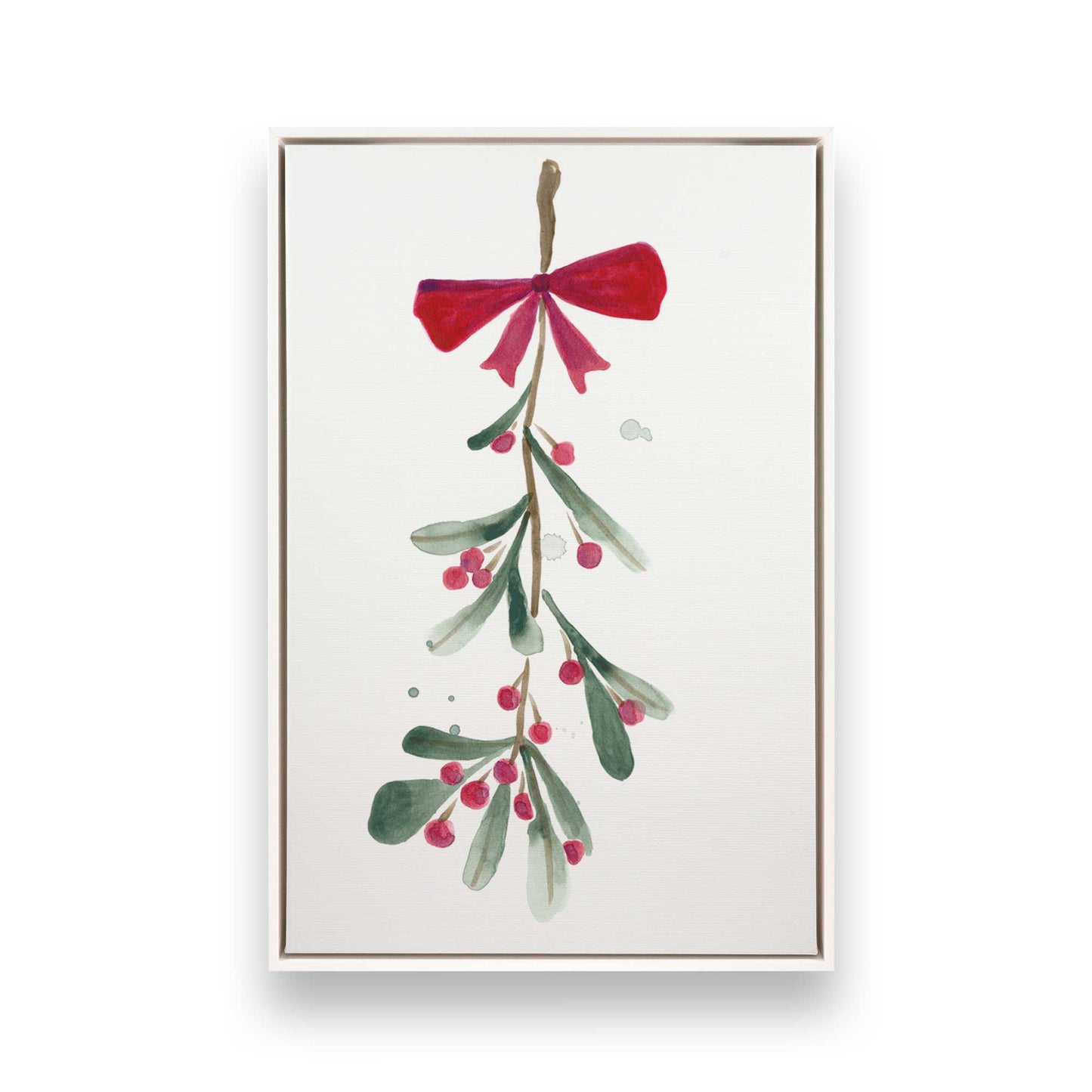 [Color:Opaque White], Picture of art in a White frame