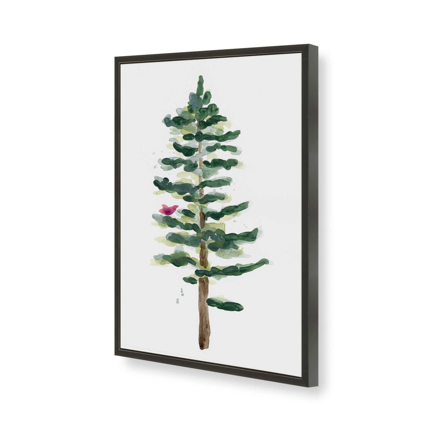 [Color:Satin Black], Picture of art in a Satin Black frame of the corner