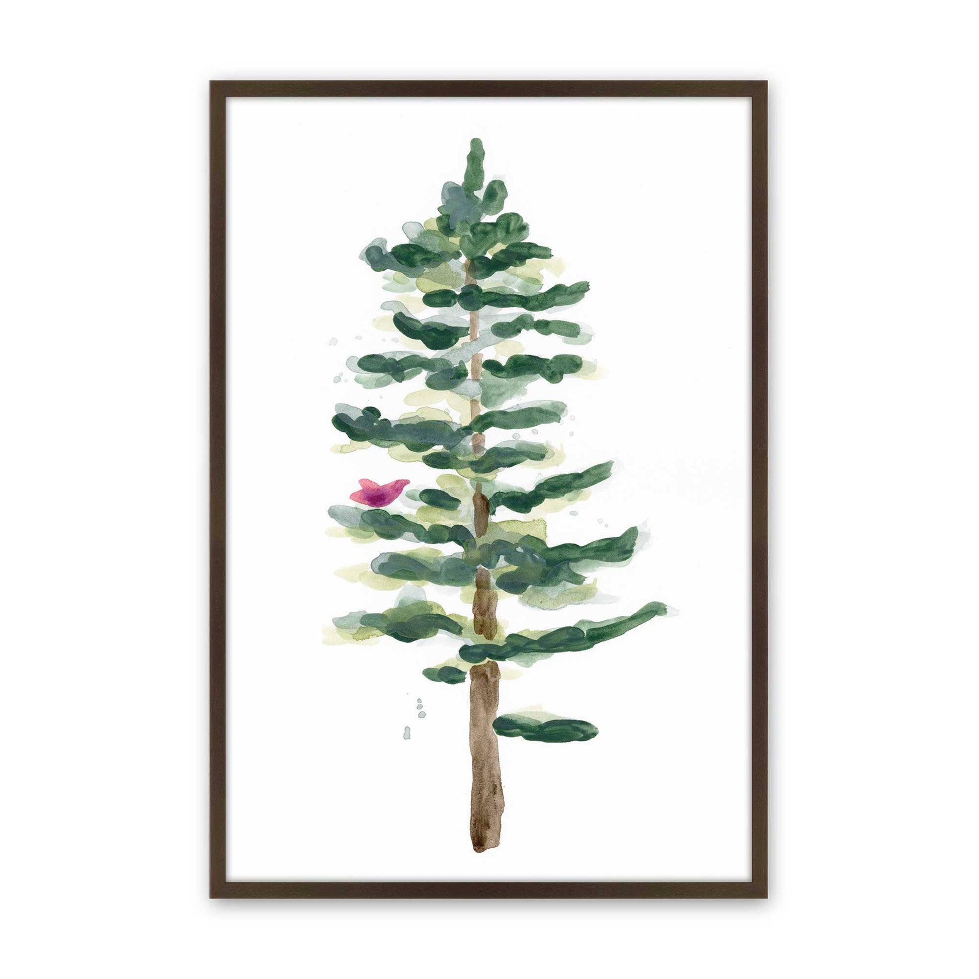 [Color:Brown], Picture of art in a Brown frame