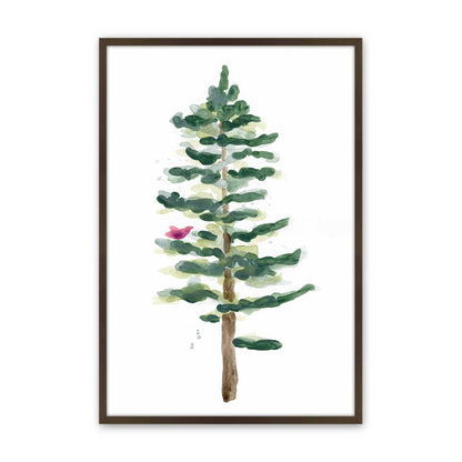 [Color:Brown], Picture of art in a Brown frame